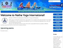 Tablet Screenshot of nathayogacenter.com